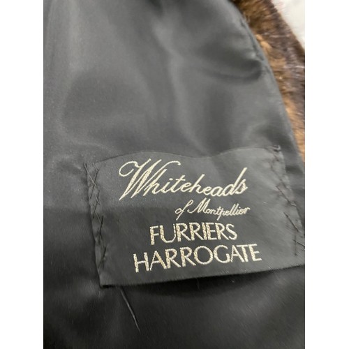 542 - Whiteheads of Montpellier, Furriers Harrogate mink coat (no size), Calman Links, London mink jacket ... 