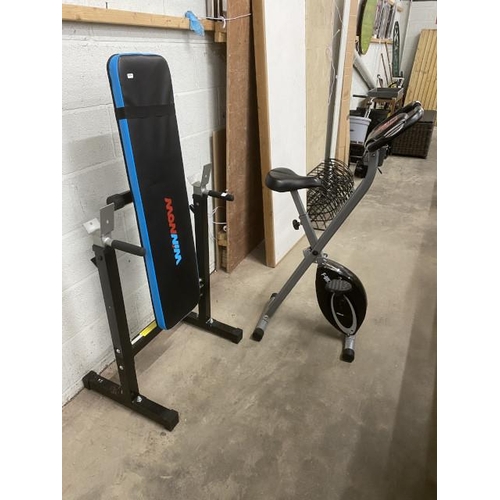 10 - WINNOW weights bench and a F-Bike