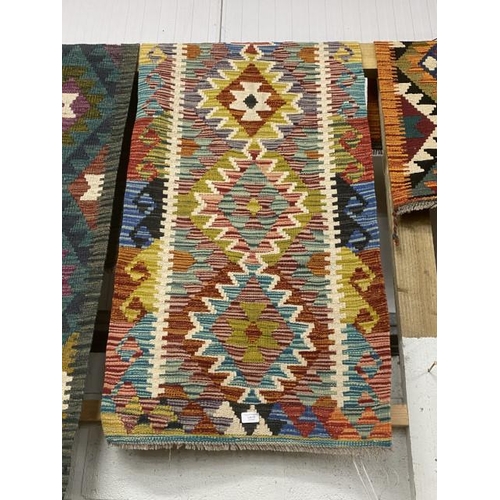 12 - Chobi Kilim runner 153 x 64cm