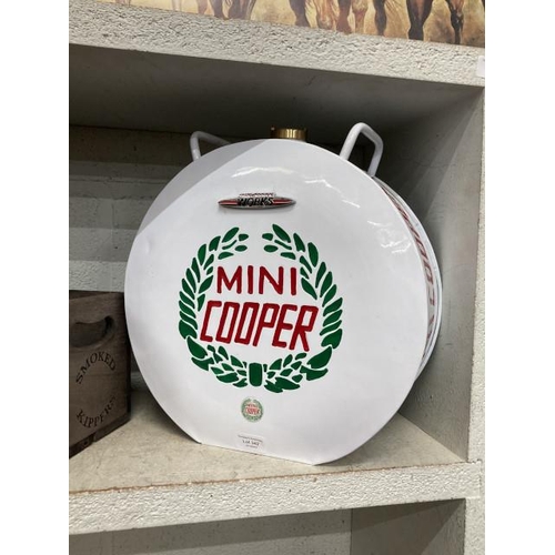 342 - Reproduction metal 'Mini Cooper' petrol can, NEW