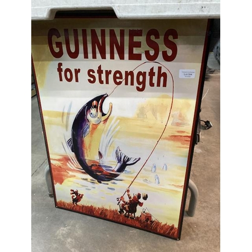 394 - Reproduction metal 'Guinness' advertising sign, NEW 50x70cm