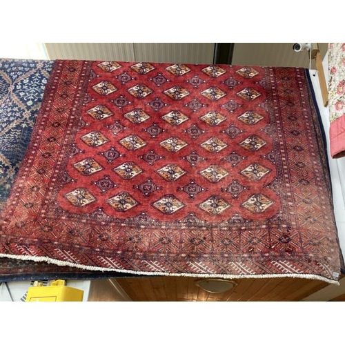 494 - Red ground Iranian carpet 280 x 190cm