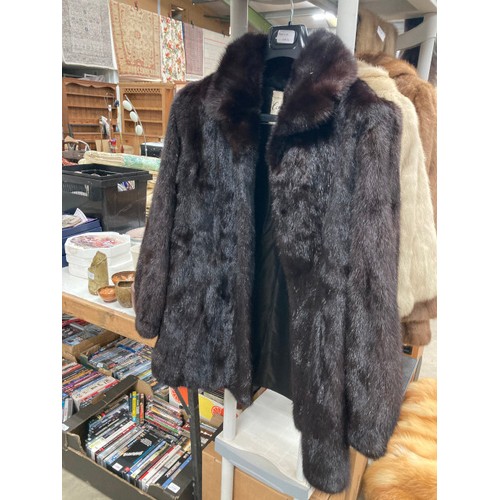 464 - Vintage Furs by Stephen, Blackpool full length fur coat, 3 Continental Furs of Blackpool jackets, 2 ... 