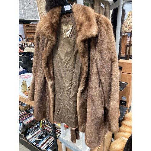 464 - Vintage Furs by Stephen, Blackpool full length fur coat, 3 Continental Furs of Blackpool jackets, 2 ... 