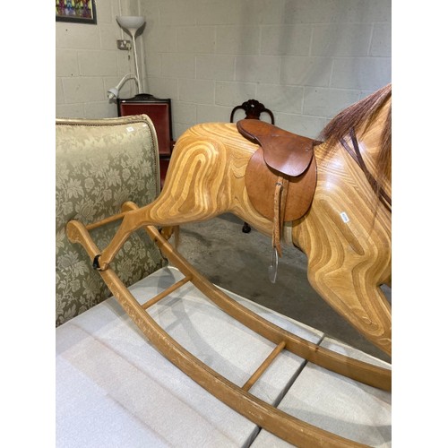 75 - RELKO, Rocking Horse Stud (Yarde, North Bovey, Devon) 'Sanderling' 455 rocking horse, chestnut marki... 