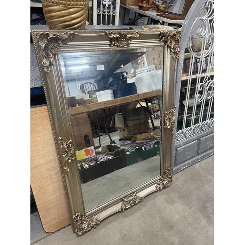 455 - Gilt framed mirror 110H 78W