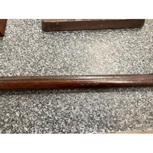 286 - Antique Indian matchlock Toradar musket, overall approx. 170cm long