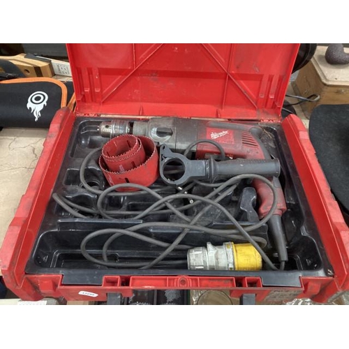 518 - Milwaukee PD2-18 110v hammer drill