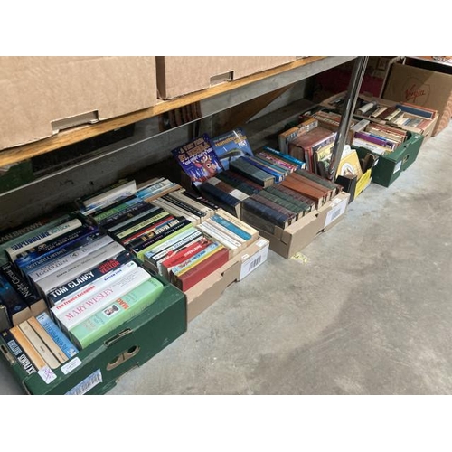 529 - 6 boxes of books inc. 7 Biggles by Captain W.E. Johns & 12 Enid Blyton inc. 'The O'Sullivan Twins', ... 