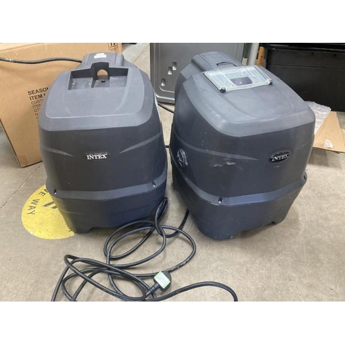 566 - Boxed Intex Pure Spa-H20 hot tub heater/pump (full working order) and one other for spares