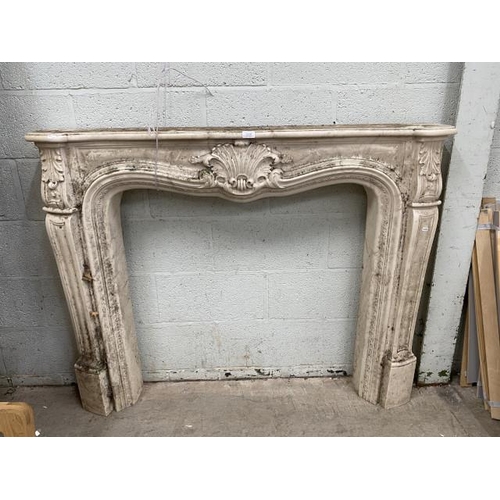 68 - French 19th century style resin fire surround 110H 136W 20D