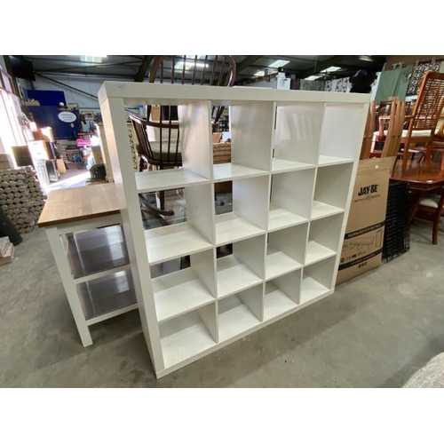 70 - Ikea Kallax shelving unit 150H 150W 40D