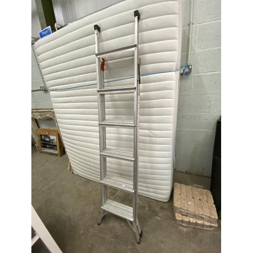 99 - Pair of aluminium step ladders