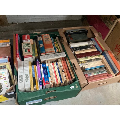 529 - 6 boxes of books inc. 7 Biggles by Captain W.E. Johns & 12 Enid Blyton inc. 'The O'Sullivan Twins', ... 