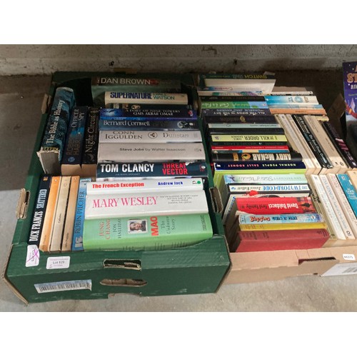 529 - 6 boxes of books inc. 7 Biggles by Captain W.E. Johns & 12 Enid Blyton inc. 'The O'Sullivan Twins', ... 