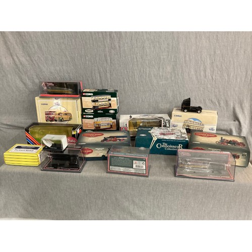 492 - 2 shelves of assorted collectors vehicles including Days Gone, Corgi, Lledo (some with boxes)