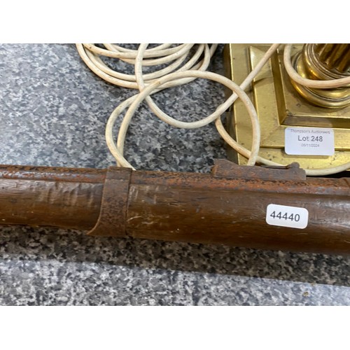 247 - Antique obsolete military service rifle, sold as seen