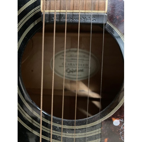 122 - Epiphone EJ-200CE/BK (serial 0806231602) acoustic electric guitar