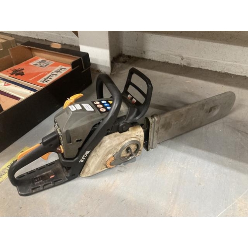 407 - Ryobi 35cc petrol chainsaw, working order