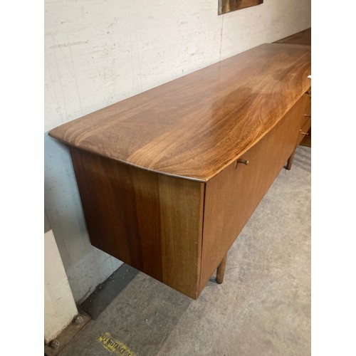 122 - Mid century 'Dalescraft' teak sideboard/long john 77H 194W 53D