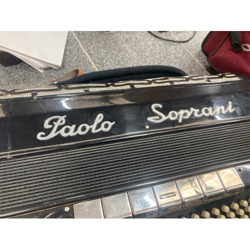 198 - Good quality Paolo Soprani button accordion