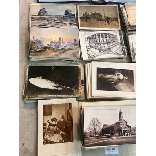 368 - Good collection of over 1000 antique and later postcards inc. Bruce Bairnsfather, topographical, sce... 