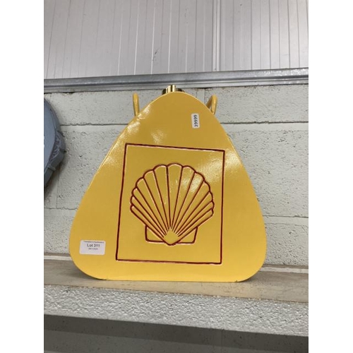 Reproduction Shell oil tin