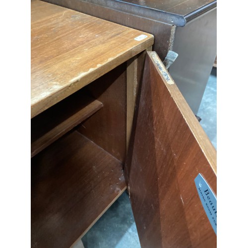 59 - Mid century Beautility teak sideboard/long john 78H 183W 45D (sold as seen, one door will require at... 