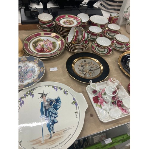 483 - Nice assortment of collectables including Czechoslovakian tea wares (36 pieces), Villeroy & Boch Des... 