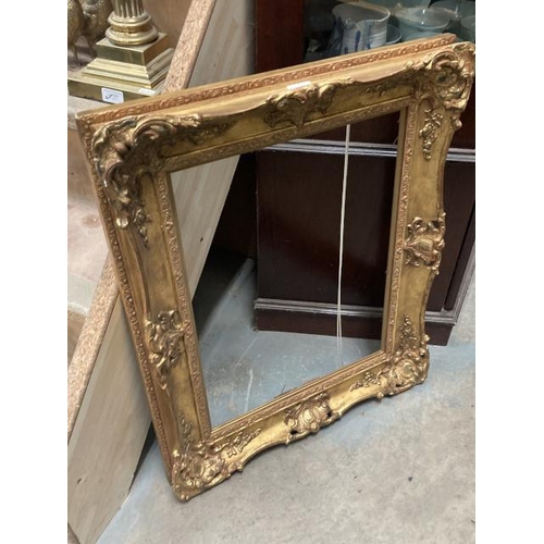 413 - Antique carved gilt frame 58.5x72cm