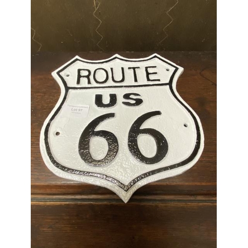 97 - Route 66 plaque