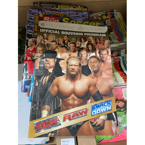 417 - Collection of sticker albums and memorabilia for football, super league, Star Wars etc,  including A... 