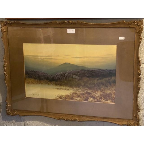 293 - Gilt framed watercolour by SE Hall (British 1910-1930) signed to bottom left 52 x 72cm (29 x 48cm)