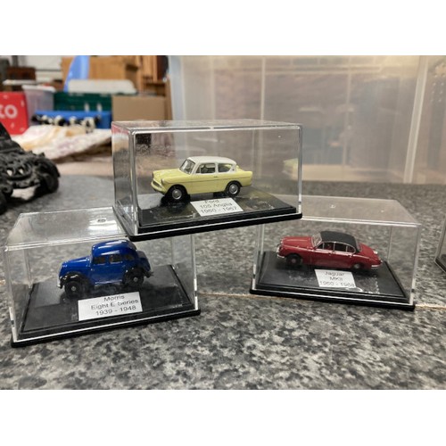 230 - 20 Oxford diecast 1:76 model vehicles including Messerschmitt KR200 Bubblecar Rouge Sarde, Dawn Blue... 