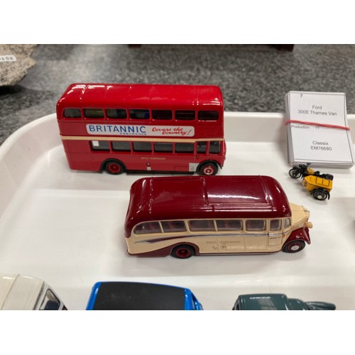 249 - 34 mainly diecast 1:76 model vehicles with information cards including Vauxhall H-Type Ten Four 1937... 