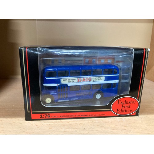 267 - 13 boxed 1:76 diecast Exclusive First Editions buses including Cavalier Coach East Yorkshire 12102, ... 