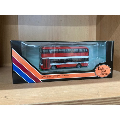 270 - 13 boxed 1:76 diecast Exclusive First Editions buses including Bristol VR III Wilts & Dorset 20421, ... 