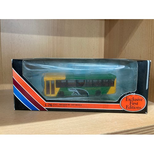 276 - 10 boxed 1:76 diecast Exclusive First Editions buses including Alexander Atlantean Newcastle 24501, ... 