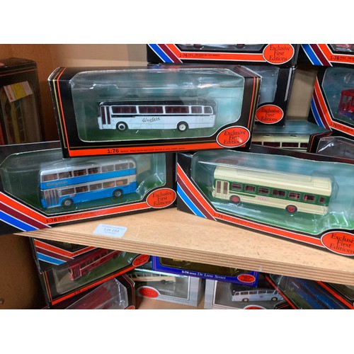 283 - 12 boxed 1:76 diecast Exclusive First Editions buses (one box contains 2 buses) including Timpsons &... 