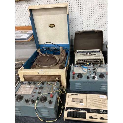 415 - Vintage electrical items inc. 2 Heathkit multi-speed servo chart recorders model. IR-18M, 2 Radford ... 