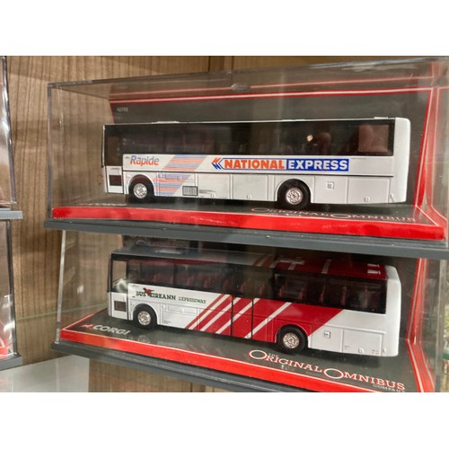 460 - 13 boxed CORGI Original Omnibus Limited Edition diecast model buses including Neoplan Cityline Parry... 