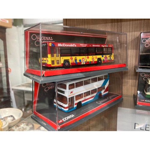 460 - 13 boxed CORGI Original Omnibus Limited Edition diecast model buses including Neoplan Cityline Parry... 