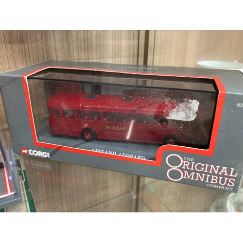 461 - 10 boxed CORGI Limited Edition diecast bus models including Bristol Tower Wagon Maidstone & District... 