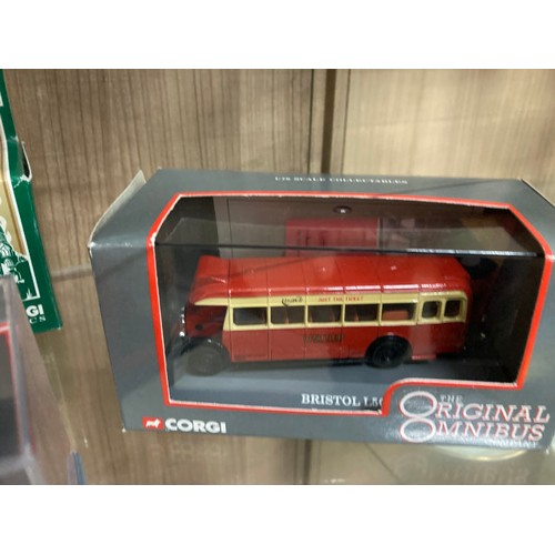 461 - 10 boxed CORGI Limited Edition diecast bus models including Bristol Tower Wagon Maidstone & District... 