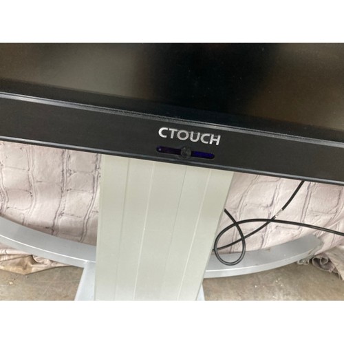 176 - CTouch Interactive Flat Panel Model: CLAP-75UHDA5 whiteboard with power lead, 2 remotes and mouse