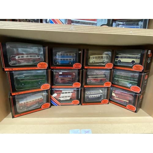 246 - 12 boxed 1:76 diecast Exclusive First Editions buses including 12 AEC (RT) Ensignbus 10120, Bristol ... 