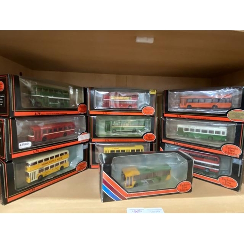 249 - 10 boxed 1:76 diecast Exclusive First Editions buses including Alexander Atlantean Newcastle 24501, ... 