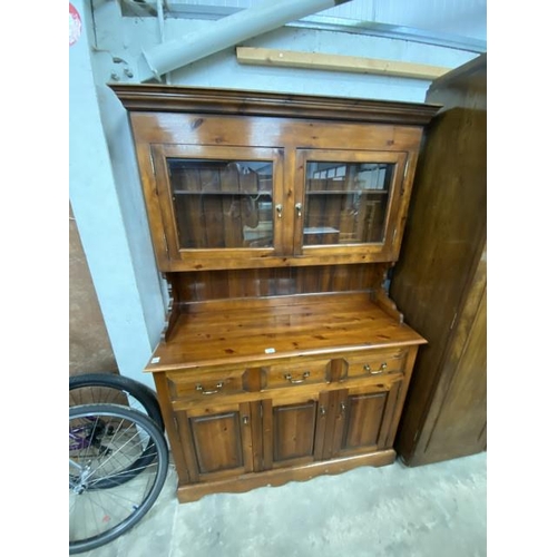 7 - Pine farmhouse dresser 188H 122W 59D