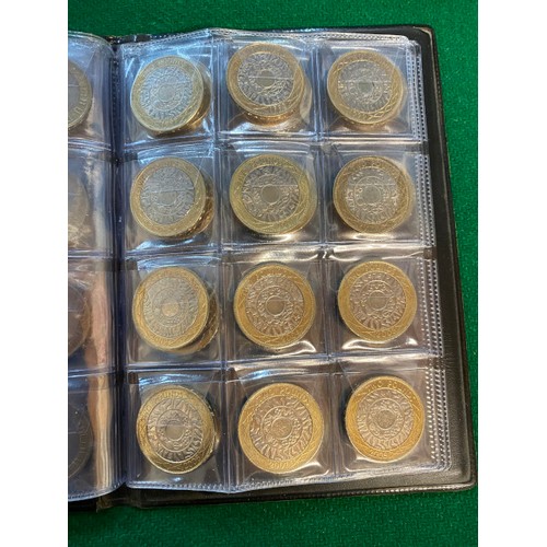 303 - Full set of £2 commemorative circulated coins from 1999 Rugby to 2016 Fire of London including 2015 ... 