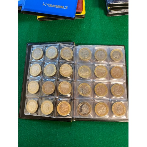 304 - Full set of £2 commemorative circulated coins from 1999 Rugby to 2016 Fire of London including date ... 